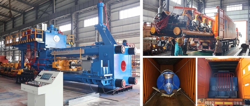 2200T aluminum extrusion press customized for Omani customers
