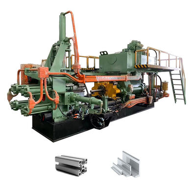 Buon prezzo 700t Framma di alimentazione anteriore Stressa Linea di produzione di estrusione di rame di alluminio Equipaggiamento della macchina per la stampa di estrusione in linea